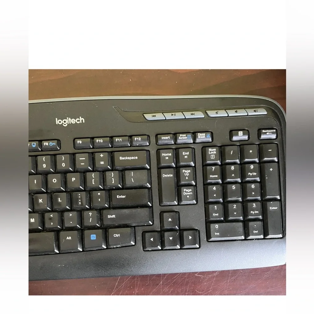 Logitech K330 Y-R0009 Wireless USB Keyboard Only, No Receiver